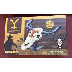 Yellowstone Steer Skull Building Set (563 Pcs.) BrickCraft 2023 Paramount NEW